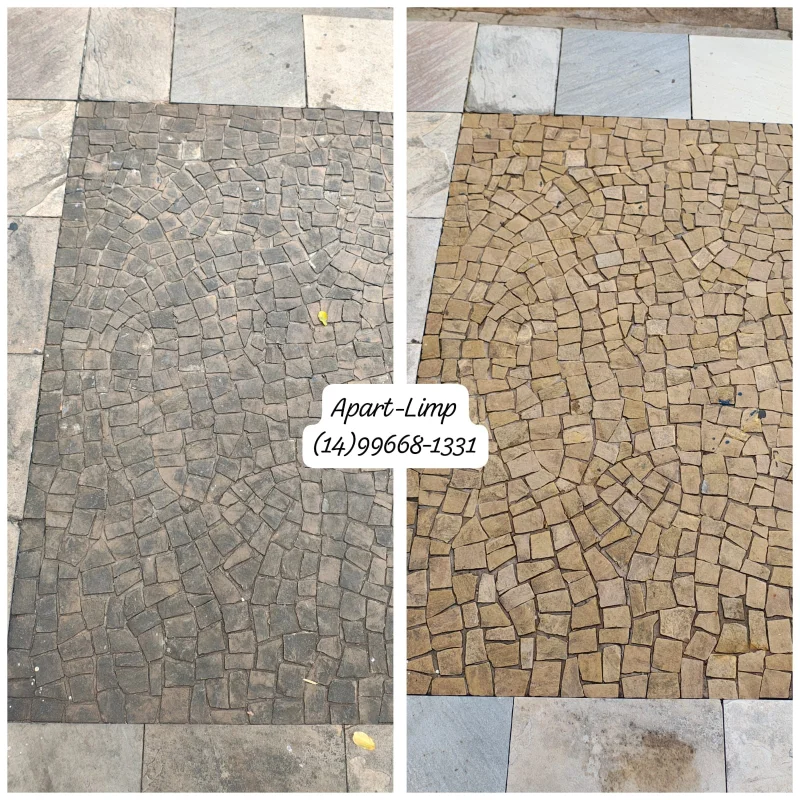 limpeza de pedras e pisos